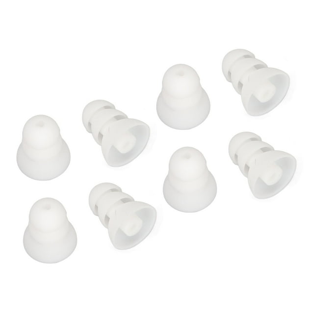 Tips 8pcs Ear Tips 3 Layer Soft Silicone Replacement BTE ITE Pocket Earplug Domes