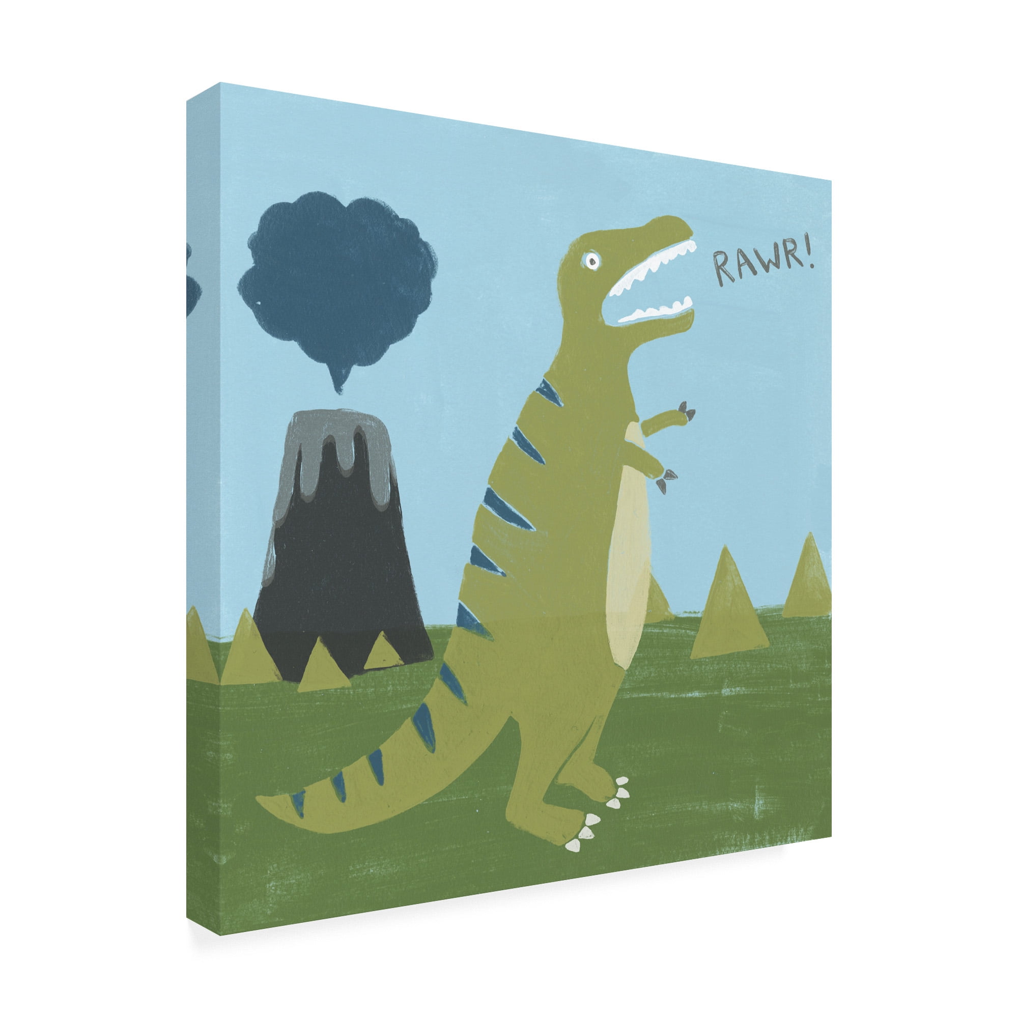 Trademark Fine Art 'Dino mite I' Canvas Art by June Erica Vess