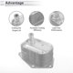 thumbnail image 4 of Enfriador de aceite del motor Unique Bargains para Hyundai Accent I20 I30 No.264102A150 Trans Cooler 1 Set, 4 of 6