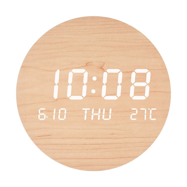 ZZHZGZ Clearance Sale Digital Wall Clock Large Display Battery Operated Silent Non Ticking Easy Read for Living Room Bedroom Classroom Kitchen