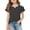 #A01-Dark Gray, variant on Girls Tee Shirts 7-16 Crewneck Solid Toddler T-Shirt Double Layer Ruffle Short Sleeve Tshirts Toddler Summer Fashion Cotton Tee Tops Girls