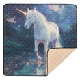 thumbnail image 6 of WOBOGO White Unicorn Baby Playmats Extra Large Waterproof Rollable Activity Pads for Toddlers 50×50inch, 6 of 7