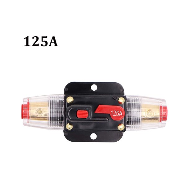 Disyuntor de 125A Restablecimiento automático 12-42V Portafusibles de barco marino para automóvil