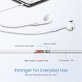 thumbnail image 4 of Auriculares CTEX con cable y micrófono para iPhone 2, paquete, 4 of 9