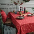 thumbnail image 2 of Mantel temático del festival de vacaciones de la cubierta de la mesa del estampado de oro de la Navidad decoración del hogar, rojo, 4pcs funda de almohada Monstrate HA9102-03B, 2 of 7
