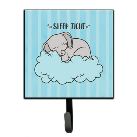 

Carolines Treasures BB7475SH4 Nursery Sleep Tight Elephant Leash or Key Holder 7Hx4.25W multicolor