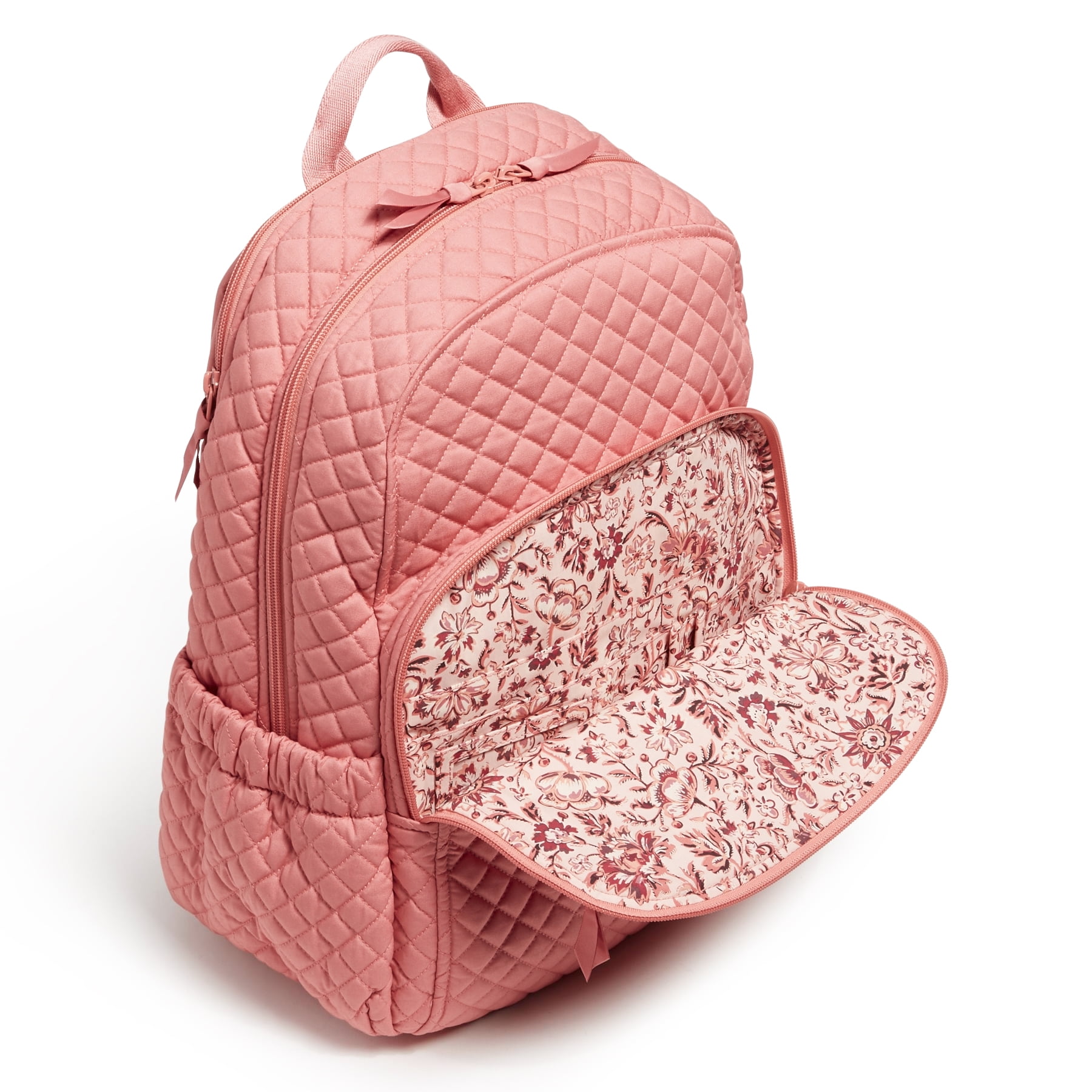 Vera Bradley Iconic Campus Backpack - Rose Gold Shimmer