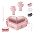 thumbnail image 1 of Auriculares Bluetooth Inalámbricos Con Forma De Corazón Jk2 Color Rosa, 1 of 2
