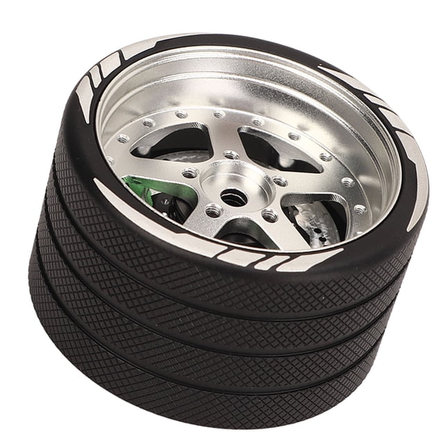 RC Transmitter Steering Wheel, Aluminum Alloy One Handed Control Adapter with Metallic Luster for NB4 RC Car Controller
