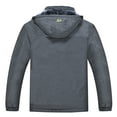 thumbnail image 2 of Tyhengta Men's Waterproof Ski Jacket Warm Winter Snow Coat Mountain Windbreaker Hooded Raincoat Cation Darkgray L, 2 of 8