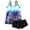 Blue, variant on ibuvkizy Tankinis Swimsuits for Women Loose Modest Two Piece Bathing Suits Women Plus Size Print Bowknot Set Two-Piece Swimsuit Swimwear Shorts Bikini Sets for Women's Plus Size