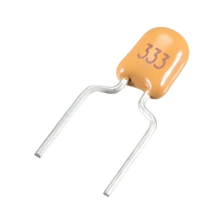 

Unique Bargains Monolithic Multilayer Ceramic Chip Capacitors 50V 33nF Pack of 30 Yellow