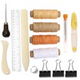 thumbnail image 3 of MasteelfCA 1 Set Bookbinding Tools DIY Leather Sewing Kit Bookbinding Crafts Kit Sewing Tools, 3 of 7