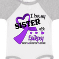 thumbnail image 4 of Inktastic I Love My Sister with Epilepsy Hope, Support, Cure Boys or Girls Baby Bodysuit, 4 of 5