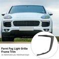 thumbnail image 3 of Automotive Front Bumper Fog Light Grille Air Guide Trim for Porsche Cayenne 958 2015-2018 9585059450, 3 of 5