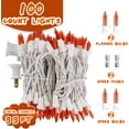 thumbnail image 3 of Clear Christmas Lights 66FT 200 Incandescent Bulbs Warm White Mini Lights with White Wire for Christmas Tree, Garland, Thanksgiving, Wedding, Party, Home, Indoor & Outdoor Festival Decoration, 3 of 10