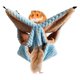 thumbnail image 3 of Small Animals Hammock, Ferret Sugar Glider Triple Bunk Bed Cage Warm Plush Hanging Hammock Bed Hideout for, 3 of 5