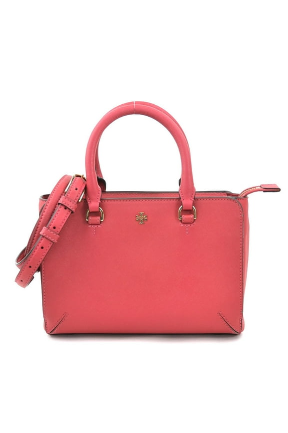 Pre-Owned Tory Burch handbag shoulder bag leather pink ladies h30956a (Good)