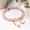 Style 1 Pink, variant on Korean Crystal Daisy Flower Tassel Lucky Bracelet Women Girl Bracelets Jewelry-Style 7