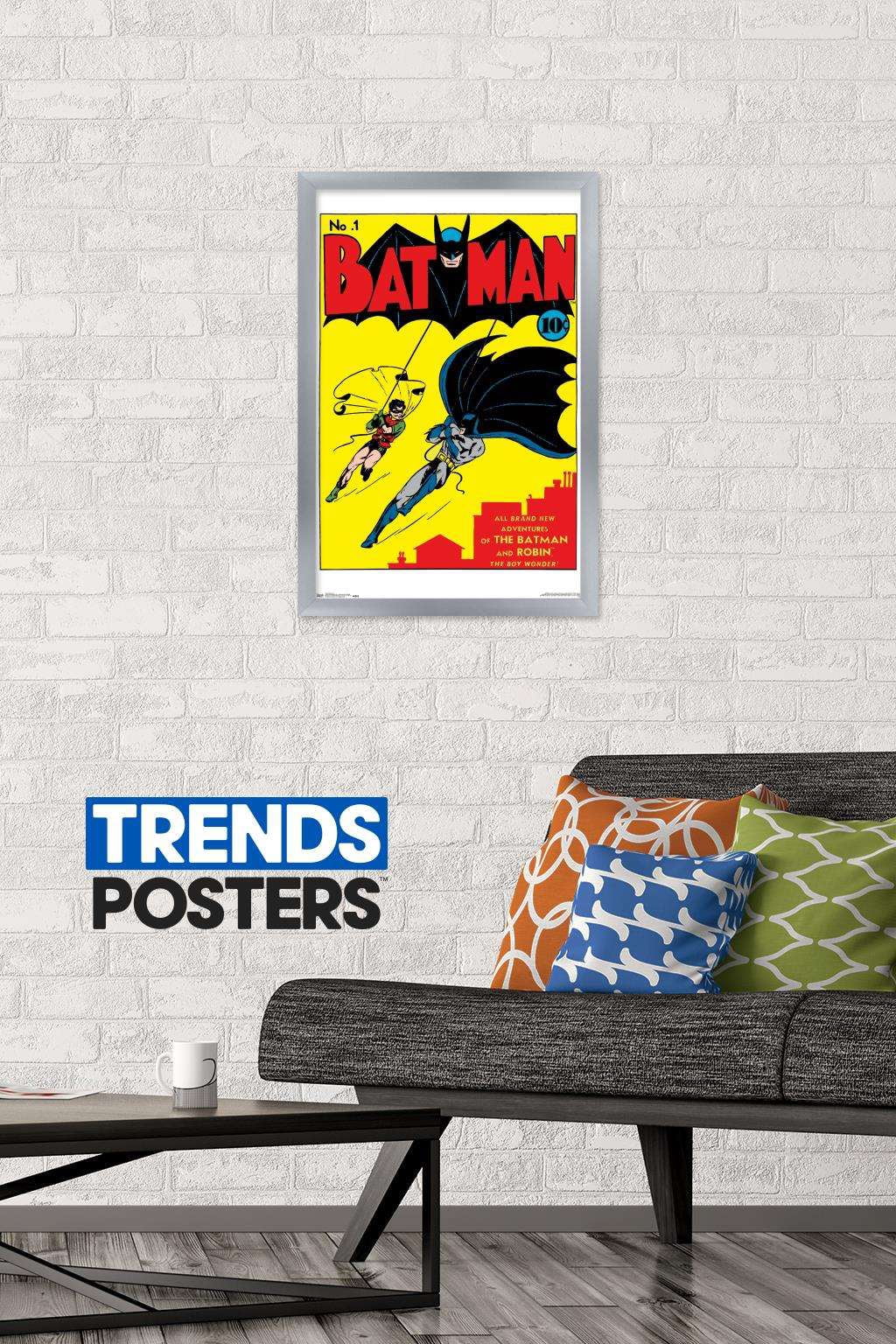 DC Comics - Batman - Cover #1 Wall Poster, 14.725" x 22.375", Framed