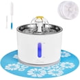 thumbnail image 1 of Fuente de agua Cat de acero inoxidable, 81oz / 2.4L, bomba i Wonder Creature Wonder Creature, 1 of 2