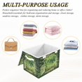 thumbnail image 7 of Storage Box With Lid 16.5x12.6x11.8In Lidded Home Storage Bins Foldable Stacked Household Storage Box Lush Garden Hearts, 7 of 7
