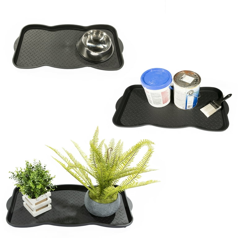 BAGGMUCK Shoe tray, indoor/outdoor, gray - IKEA