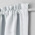 thumbnail image 6 of American Farmhouse White Solid Art Rod Pocket Style Blackout Home Decor Door Curtain, 25 x 40 In, 6 of 6