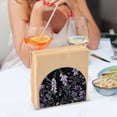 thumbnail image 3 of Yayeee Napkin Holder for Table Kitchen Paper Tissue Organization, Light Purple Flowers, 3 of 8