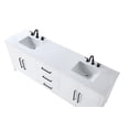 thumbnail image 5 of Elegant Lighting VF29384DMMB Millie 84" Free Standing Double Basin Vanity Set - Brown, 5 of 7