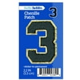 thumbnail image 2 of Hello Hobby Chenille 3-Black Number Patch, 2 of 5
