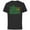 Black, variant on Star Wars Yoda Think Green Always St. Patrick’s Day - Short Sleeve Cotton T-Shirt for Adults - Customized-Black