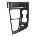 thumbnail image 1 of Decoración interior del coche, juego de 6 piezas de cubierta de perilla de cambio de fibra de carbono, embellecedor de panel de cambio de marchas, diseño aerodinámico, 1 of 8