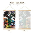 thumbnail image 2 of My Hero Academia Wooden Shaft Hanging Poster Home Decor Poster Wall Art Painting For Living Room Bedroom 16"X24", 2 of 7