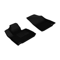 3D MAXpider Custom Fit Kagu Floor Mat (Black) Compatible with Kia Sorento 2014-2015 - Front Row