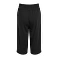 thumbnail image 5 of felwors Capris for Seniors Stretch High Waisted Crop Office Work Pants Summer Casual Capri Slacks Yoga Dress Pant Black, XXL, 5 of 5