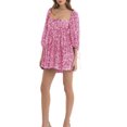 thumbnail image 2 of ZAXARRA Femmes Été Paillettes Sparkle Robe Demi-Manche Col Carré Dos Découpé une Ligne Robe de Soirée Courte, 2 of 5