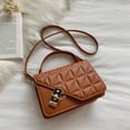 thumbnail image 1 of Bolso pequeño retro de color sólido, bolso cruzado de moda de otoño, bolso de mano sencillo estilo rómbico para mujer, 1 of 6