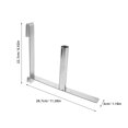 thumbnail image 2 of ETHZZLE Rolling Booster for Fence Heavy Duty Screen Strip Silver for Outdoor Use 1Set, 2 of 8