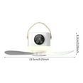 thumbnail image 5 of YongCo USB Rechargeable Remote Ceiling Fan With 3600mAh/7200mAh Battery and Light Hanging Fan For Camping Dorms And Bedrooms, 5 of 19