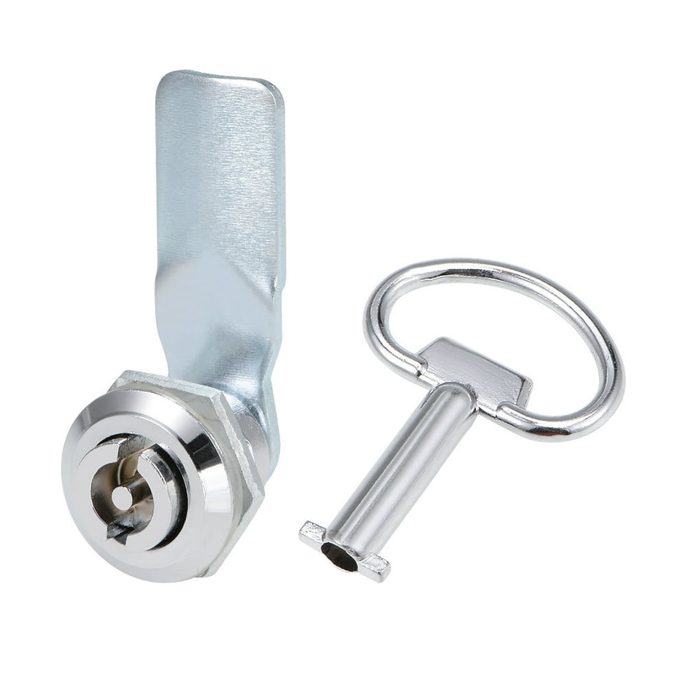 Tubular Cam Locks 22mm Cylinder Dia 52mm Straight Cam Slotted Key