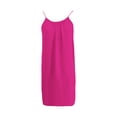 thumbnail image 4 of Chemise de Nuit pour Femmes, Robe Décontractée Unie Sans Manches à Col Rond et Dos Nu, Robe Douce pour la Maison Ou les Vacances, 4 of 6