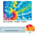 thumbnail image 2 of Tie Dye Elegant Polyester Indoor Rug, Non-Slip Chair Rug, Machine Washable Floor Rugs, 2 of 6