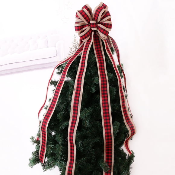 Costwax Décorations Liquidation de Noël, de Noël,Offres du Jour Prime,Décoration de Nœud de Noël Décoration de Nœud pour Arbre de Noël(120cm)