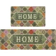 thumbnail image 3 of Boho Kitchen Mats Cushioned Anti-Fatigue Kitchen Rug 2 Piece, Waterproof Non-Slip Kitchen Mats and Rugs, Memory Foam Vintage Kitchen Floor Mat for Home Office Laundry, 17"x47" + 17"x30", 3 of 6