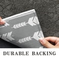 thumbnail image 6 of Grey and White Arrow Feather Pattern Door Rugs,Washable Non Slip Door Mats Indoor,Decorative Door Mats,Entry Mat Indoor for Entrance,Bedroom,Kitchen,Bathroom,16"x24", 6 of 6
