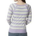 thumbnail image 2 of Womens Koa Square Neck Sweater Aster/ Celadon Stripes M, 2 of 4