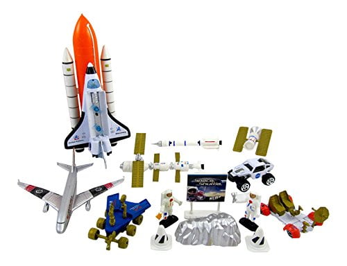 Space and Astronaut Toy Action Figures Big Bucket of Astronauts HUGE 60 PC Set for sale online