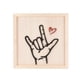thumbnail image 1 of Te amo lenguaje de señas marco de fotos de madera amor gesto símbolo decoración hogar pared decoraci Abanopi Marco de la foto, 1 of 5