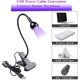 thumbnail image 4 of Lámpara de curado ultravioleta LED, lámpara de uñas LED con cuello de cisne y accesorios de abrazadera para uñas de gel Gel de reparación móvil x puntas de uñas ER, 4 of 5